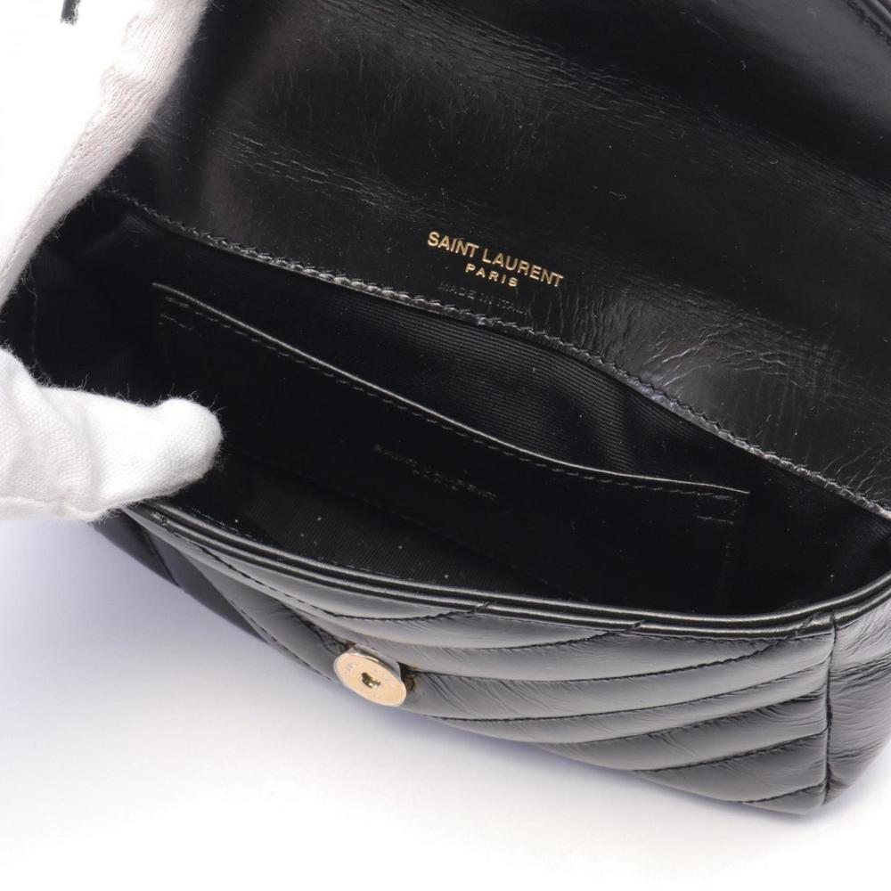 SAINT LAURENT Paris College Handbag Black Leather 779430DZH071000 - Picture 4 of 6